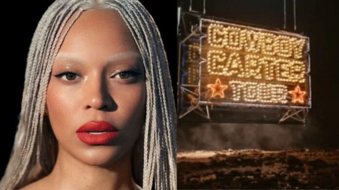 foto de anúncio da Cowboy Carter Tour de Beyoncé