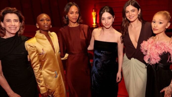 Imagem de Fernanda Torres e outras atrizes no jantar de indicados ao Oscar 2025