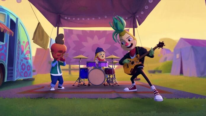 Com vozes originais de Filipe Bragança, Zezé Motta, Robson Nunes, Carol Valença e Rafael Infante, premiada animação brasileira “Abá e sua Banda” estreia dia 17 de abril nos cinemas