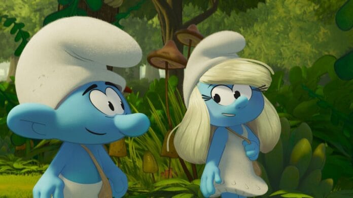 Com-rihanna-animacao-smurfs-ganha-trilha-sonora-completa Com música de Rihanna, a animação Smurfs ganha trilha sonora completa