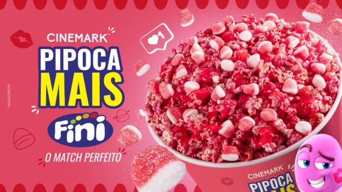 a marca de doces Fini se junta em parceria inédita com a Cinemark