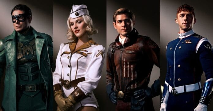 o Prime Video divulgou primeiras imagens de atores que estarão no novo spin off Vought Rising