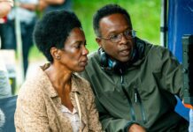 Globo Filmes roda quatro longas no Rio e mira estreias nas férias Diretores e equipe de ‘Carolina – Quarto de Despejo’ durante a gravação da cena, em produção da Globo Filmes.